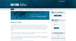 Desktop Screenshot of iagsa.ca