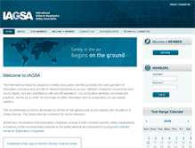 Tablet Screenshot of iagsa.ca